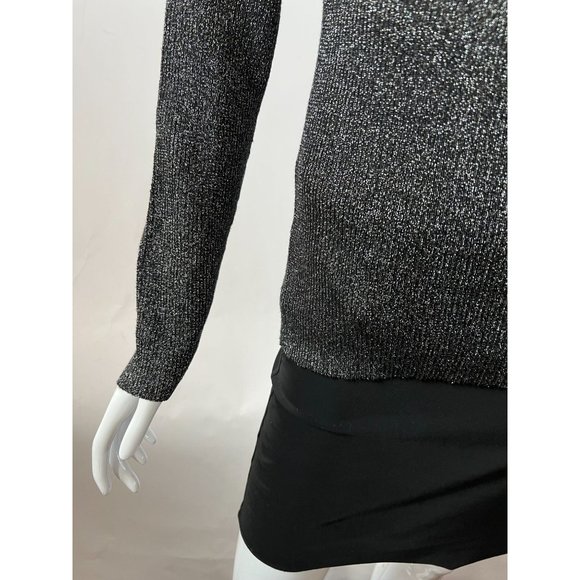 Investments Jeweled Neck Sweater  Large Black  Vintage Cotton Poly Blend - Picture 13 of 16